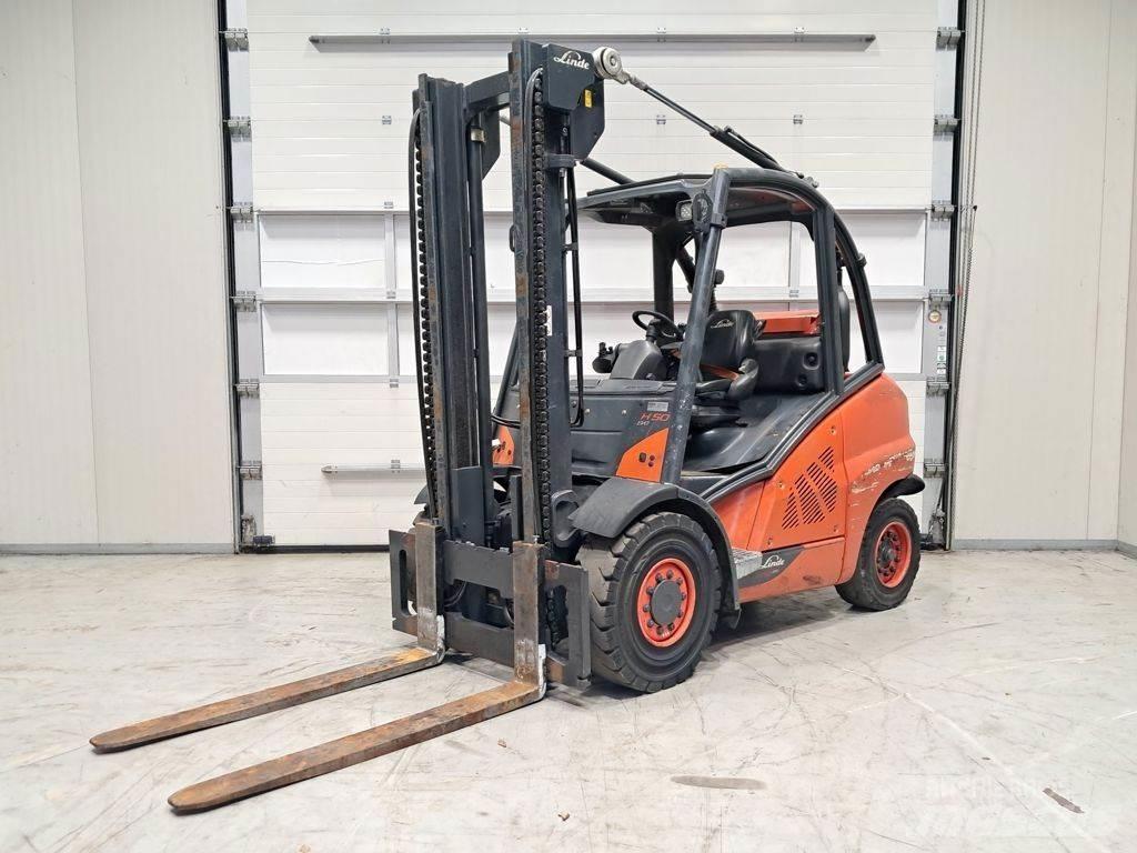 Linde H50T-02 LPG gaffeltrucks