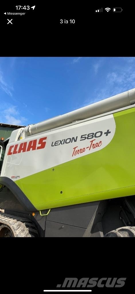 CLAAS Lexion 580 TT Mejetærskere
