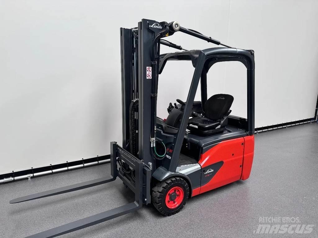 Linde 386 E 16-02 El gaffeltrucks