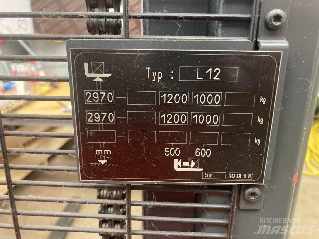 Linde L12AC Gaffelstabler med gående fører