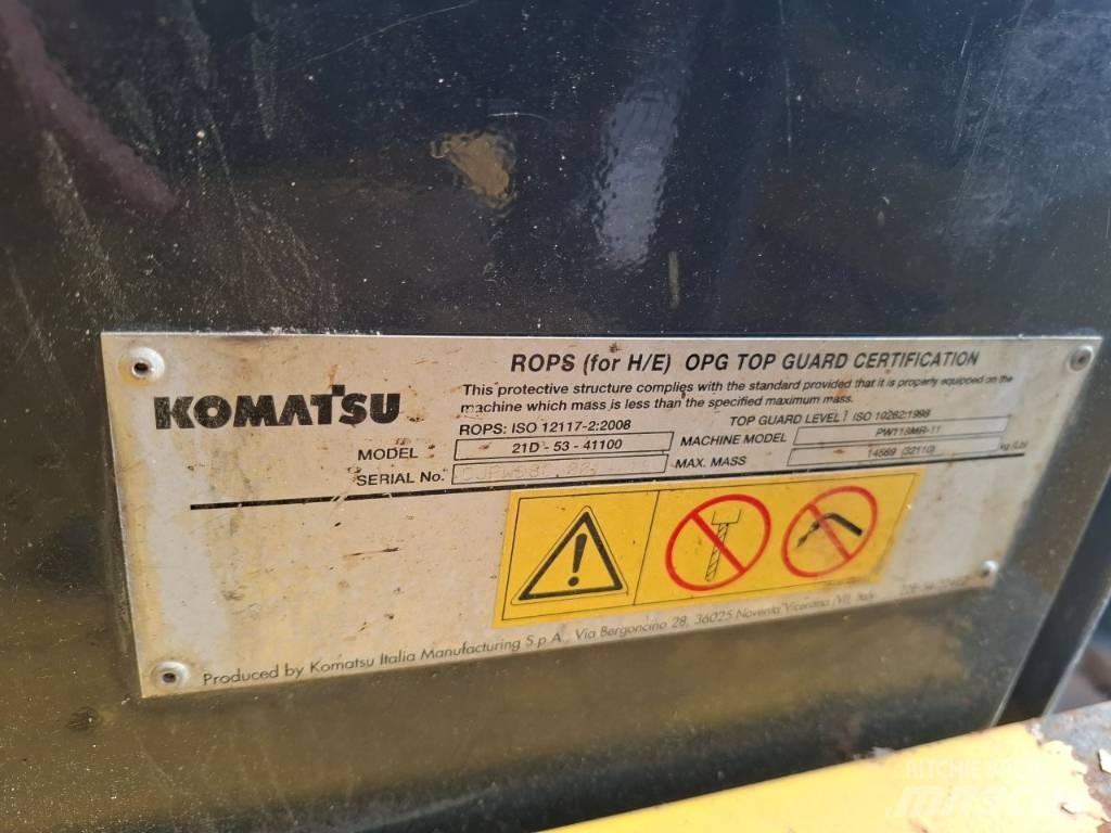 Komatsu PW 118MR-11 Gravemaskiner på hjul