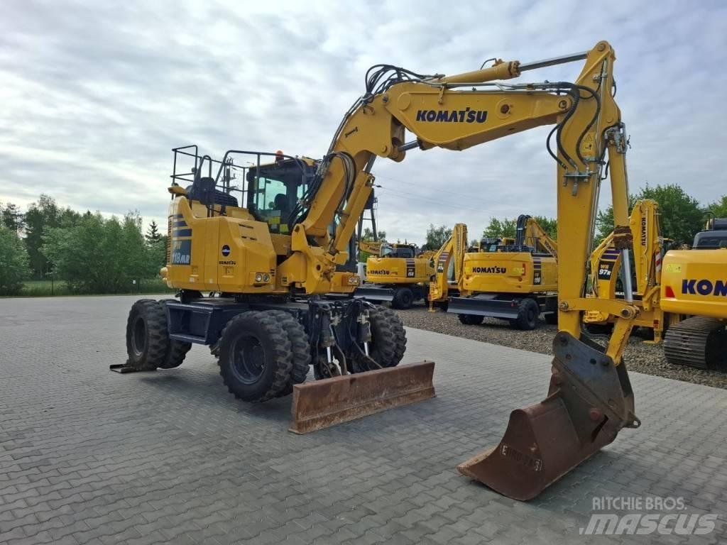 Komatsu PW 118MR-11 Gravemaskiner på hjul