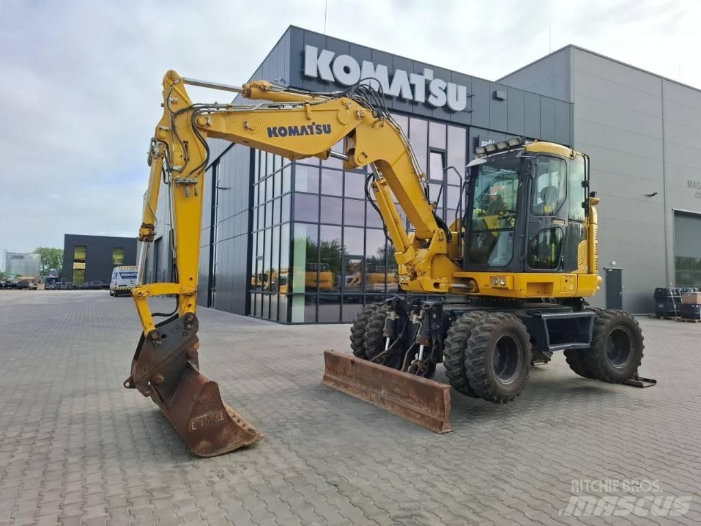 Komatsu PW 118MR-11 Gravemaskiner på hjul