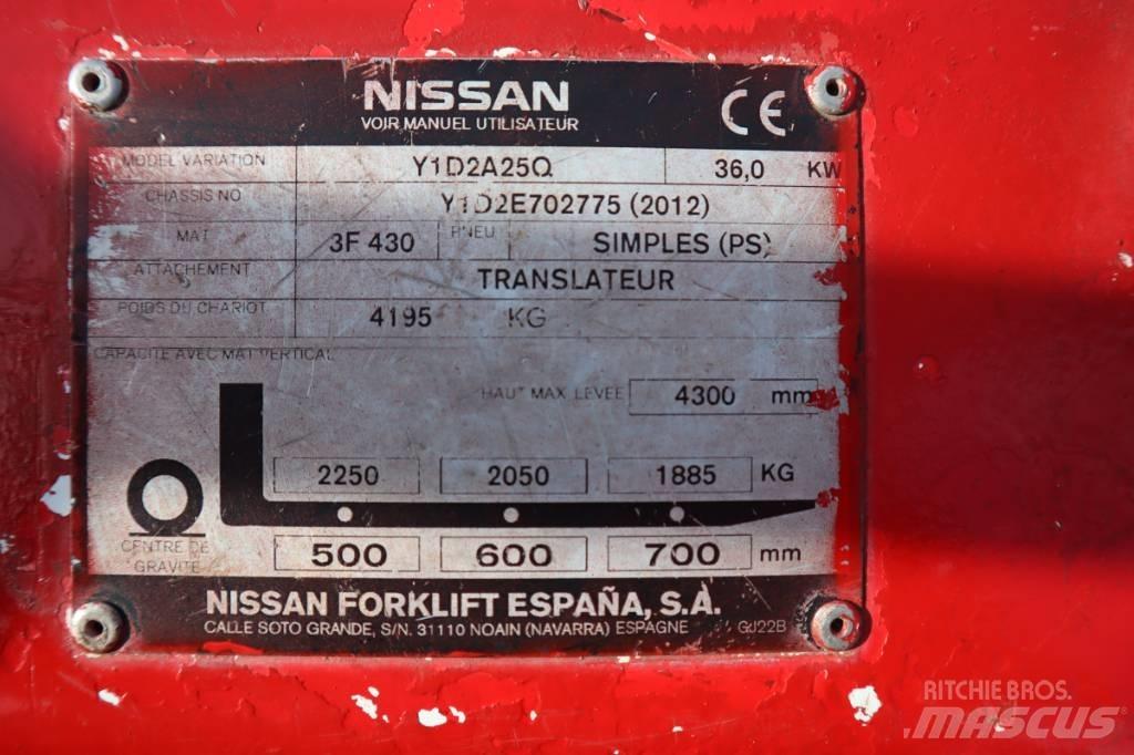 Nissan Y1D2A25Q Diesel gaffeltrucks