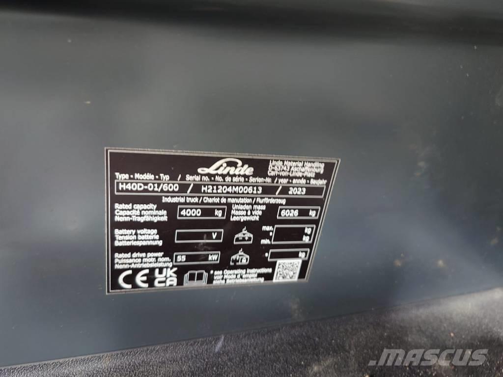 Linde H 40 D Diesel gaffeltrucks