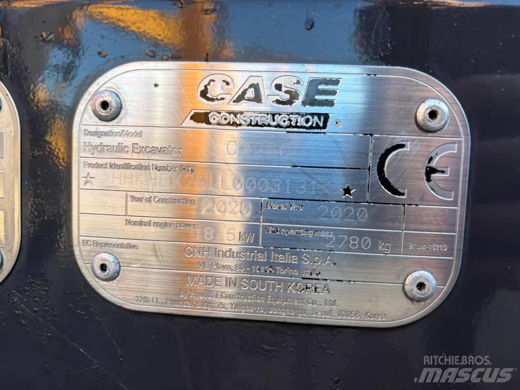 CASE CX 26 C Minigravemaskiner