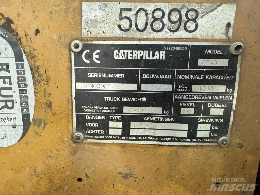 CAT GP 40 LPG gaffeltrucks