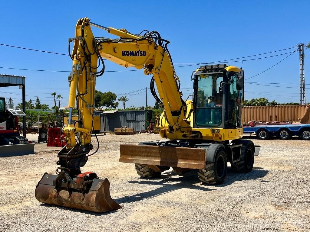 Komatsu PW 98 MR Gravemaskiner på hjul