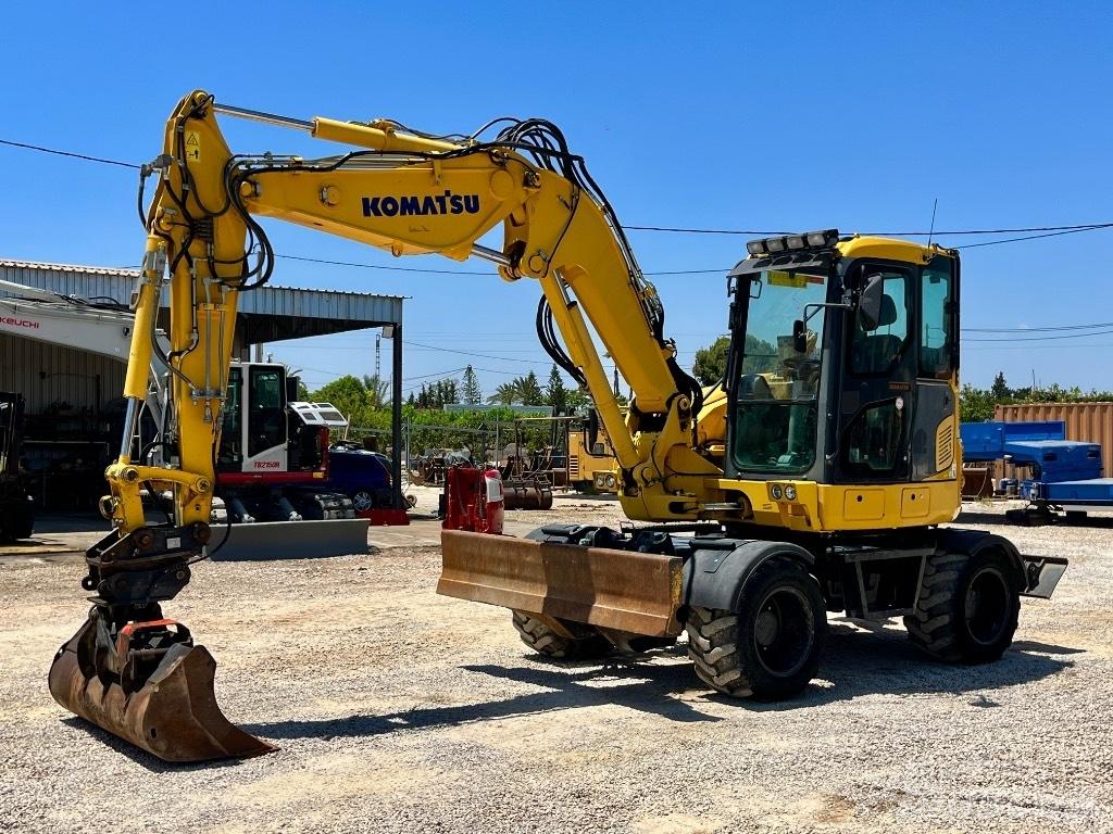Komatsu PW 98 MR Gravemaskiner på hjul
