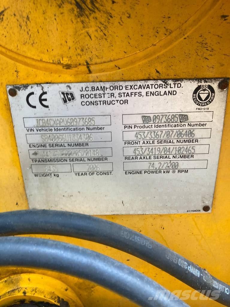 JCB 4CX Rendegravere