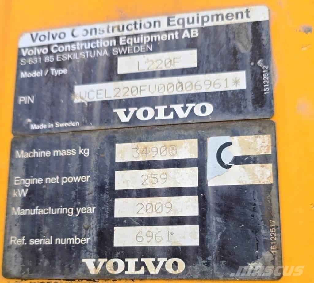 Volvo L 220 F Læssemaskiner på hjul