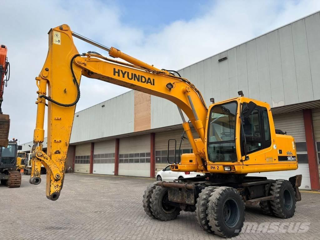 Hyundai 140W-7 Gravemaskiner på hjul