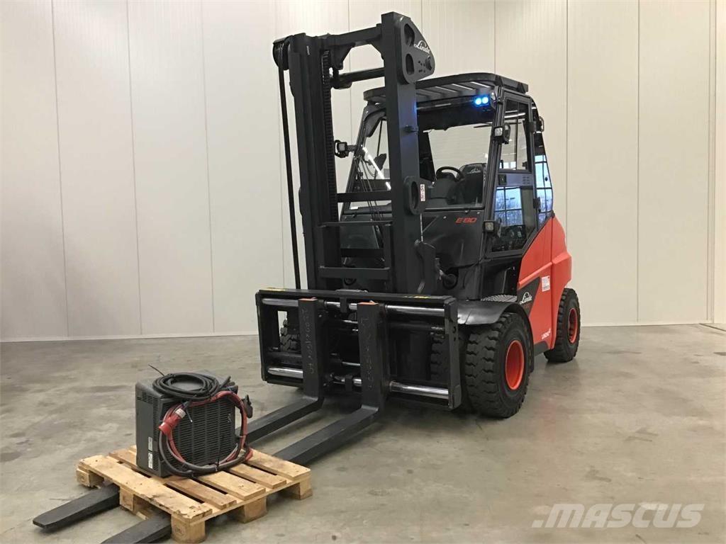 Linde E80 El gaffeltrucks