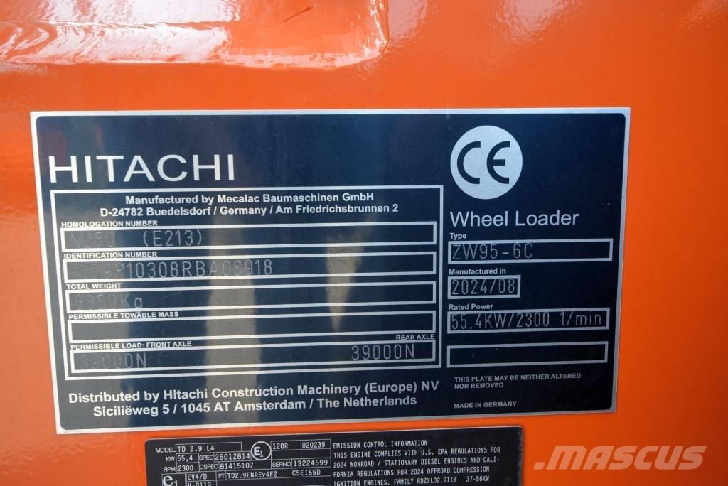 Hitachi ZW 95-6 C Læssemaskiner på hjul