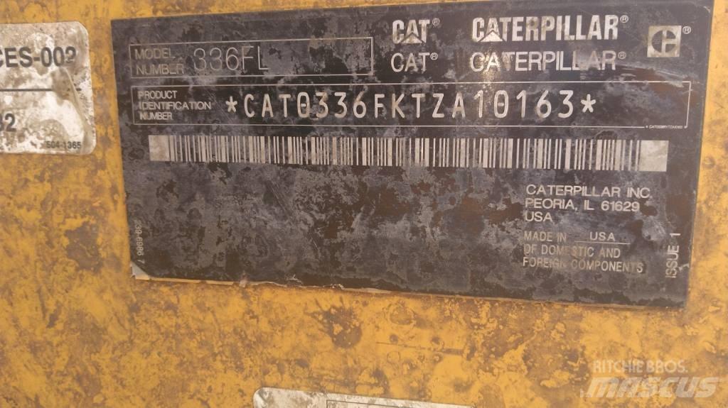 CAT 336 F L Gravemaskiner på larvebånd