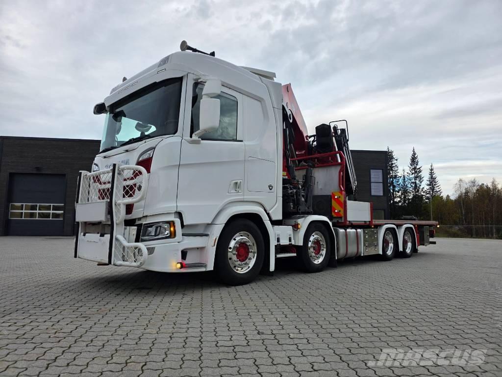 Scania R 650 Lastbil med kran