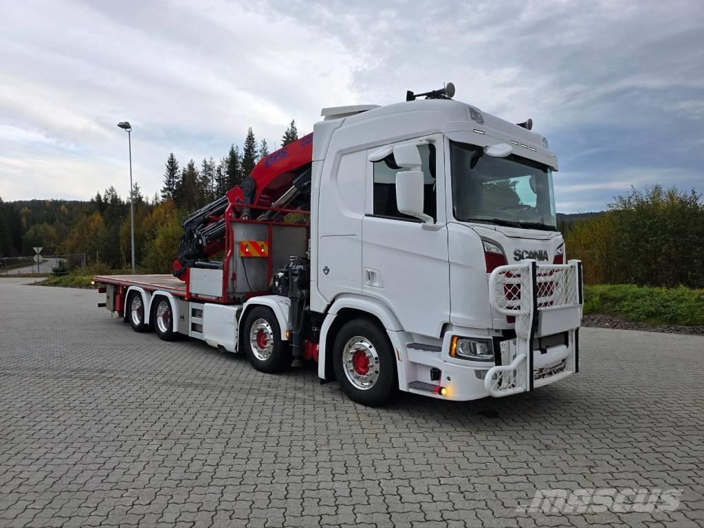 Scania R 650 Lastbil med kran