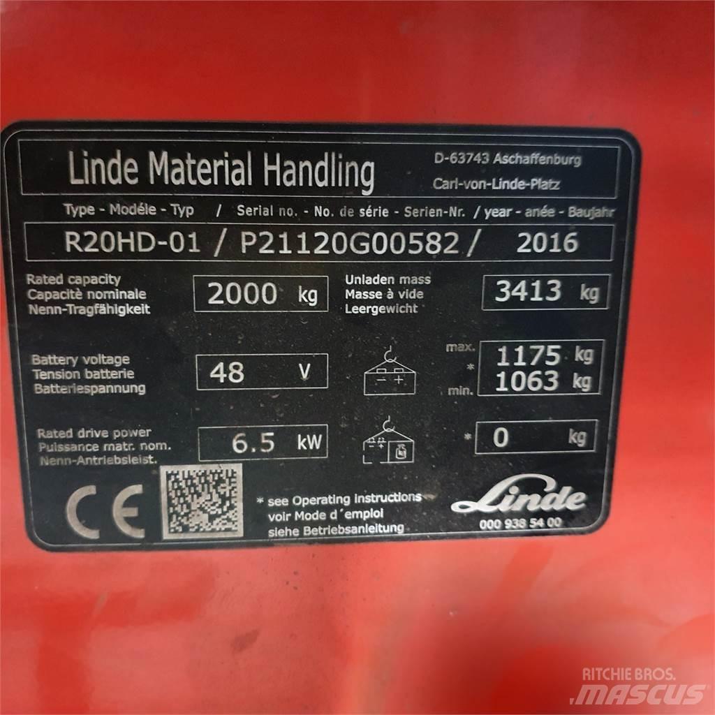 Linde R20HD Reachtruck
