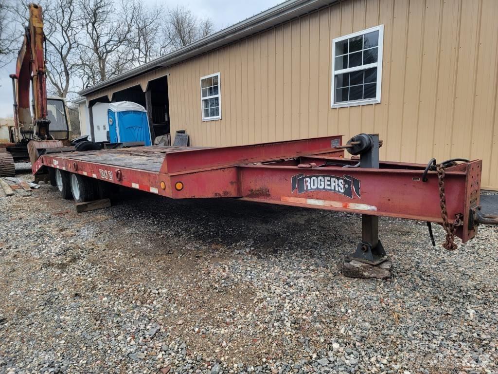 Rodgers 21 TON Anhænger med lad/Flatbed