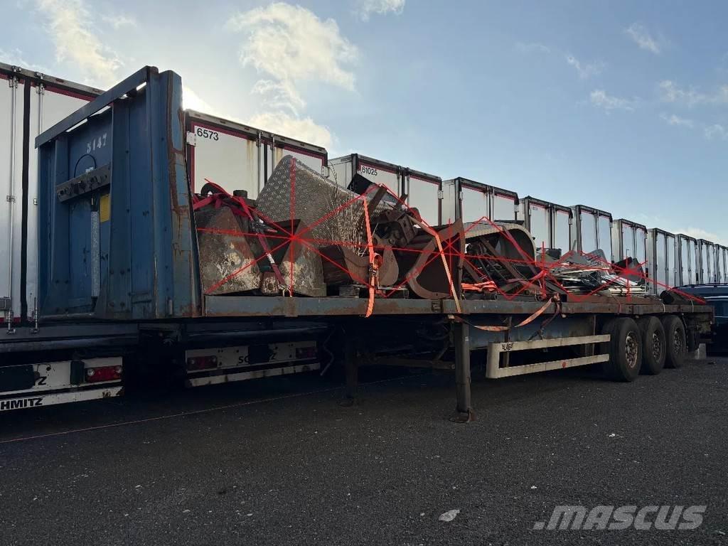 LAG O-3-40 01 Semi-trailer med lad/flatbed