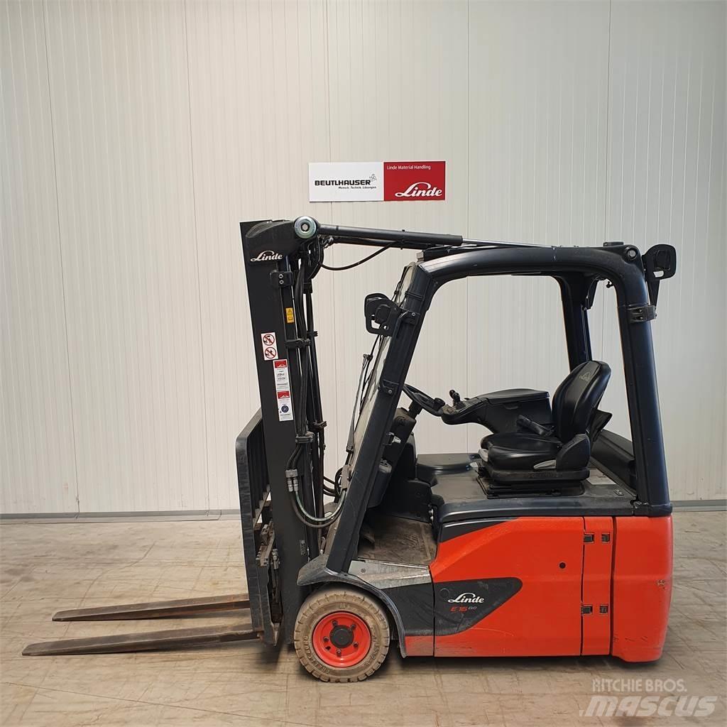 Linde E16 El gaffeltrucks