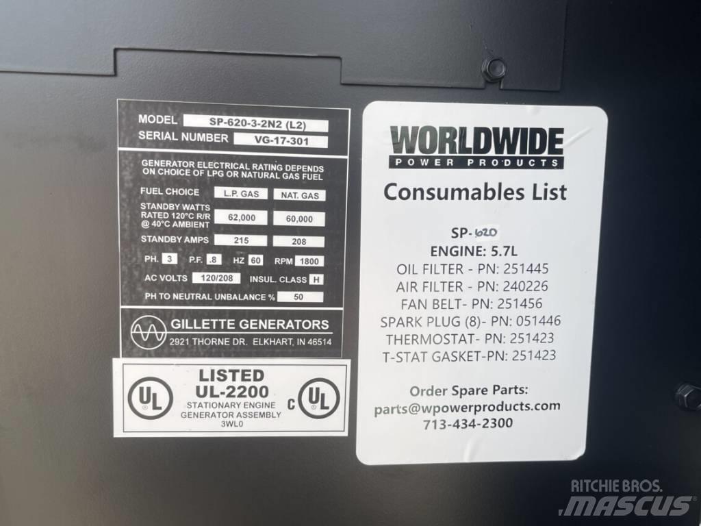 GILLETTE  SP-620 Dieselgeneratorer