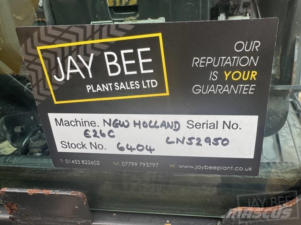 New Holland E26C Minigravemaskiner