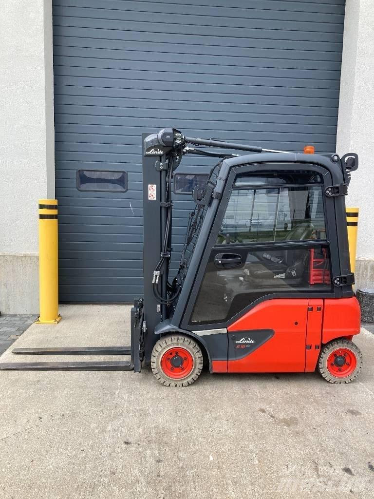 Linde E16P/386-02 El gaffeltrucks