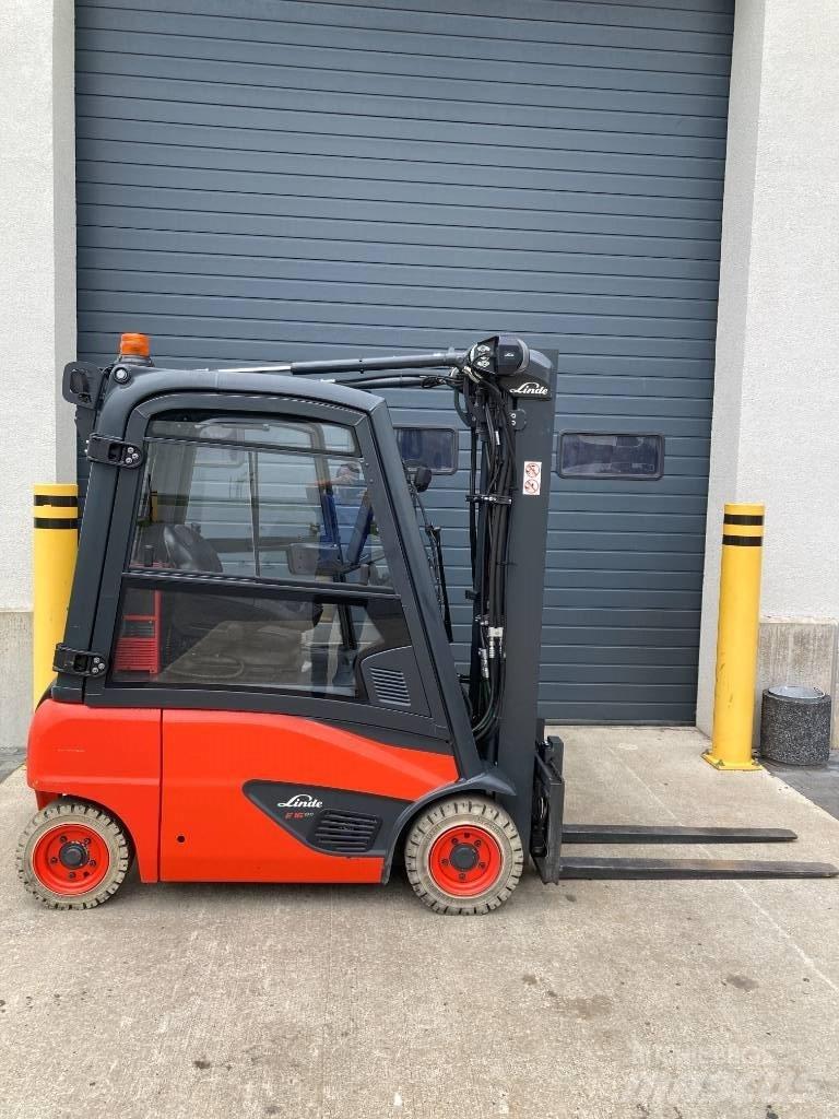 Linde E16P/386-02 El gaffeltrucks
