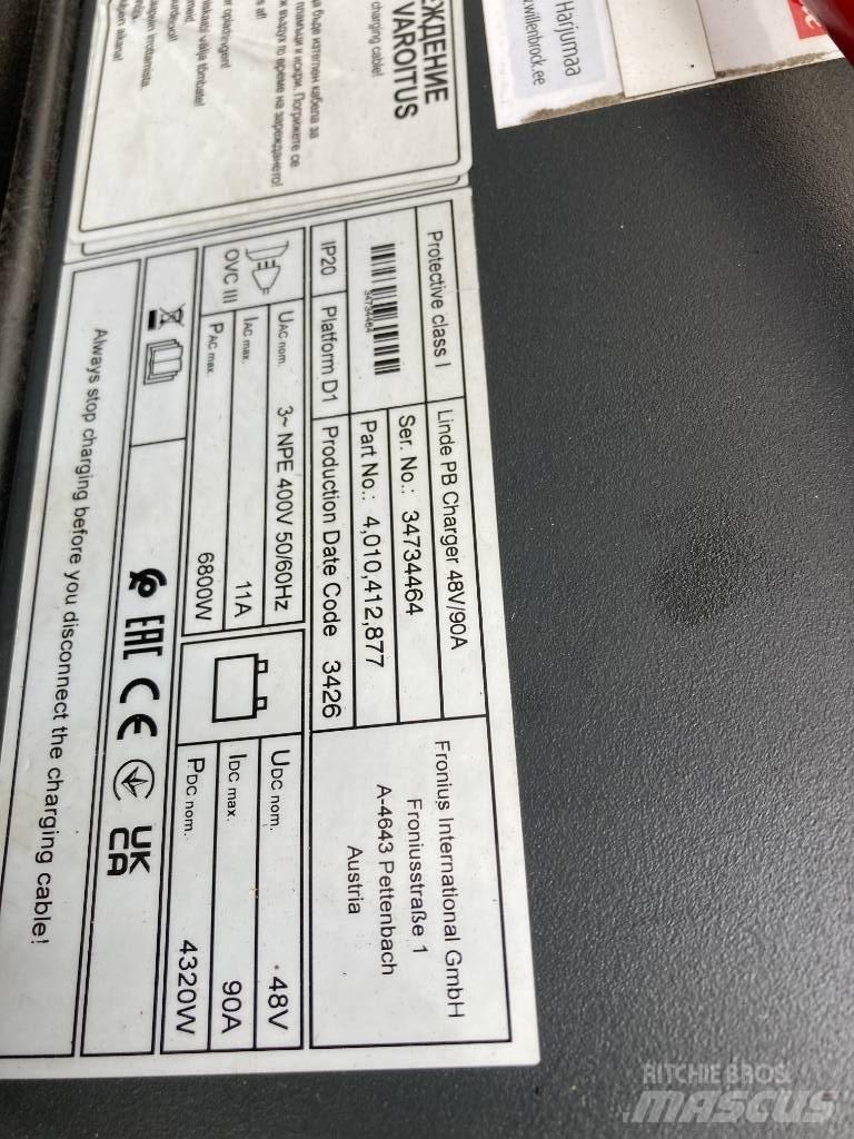 Linde E16P/386-02 El gaffeltrucks