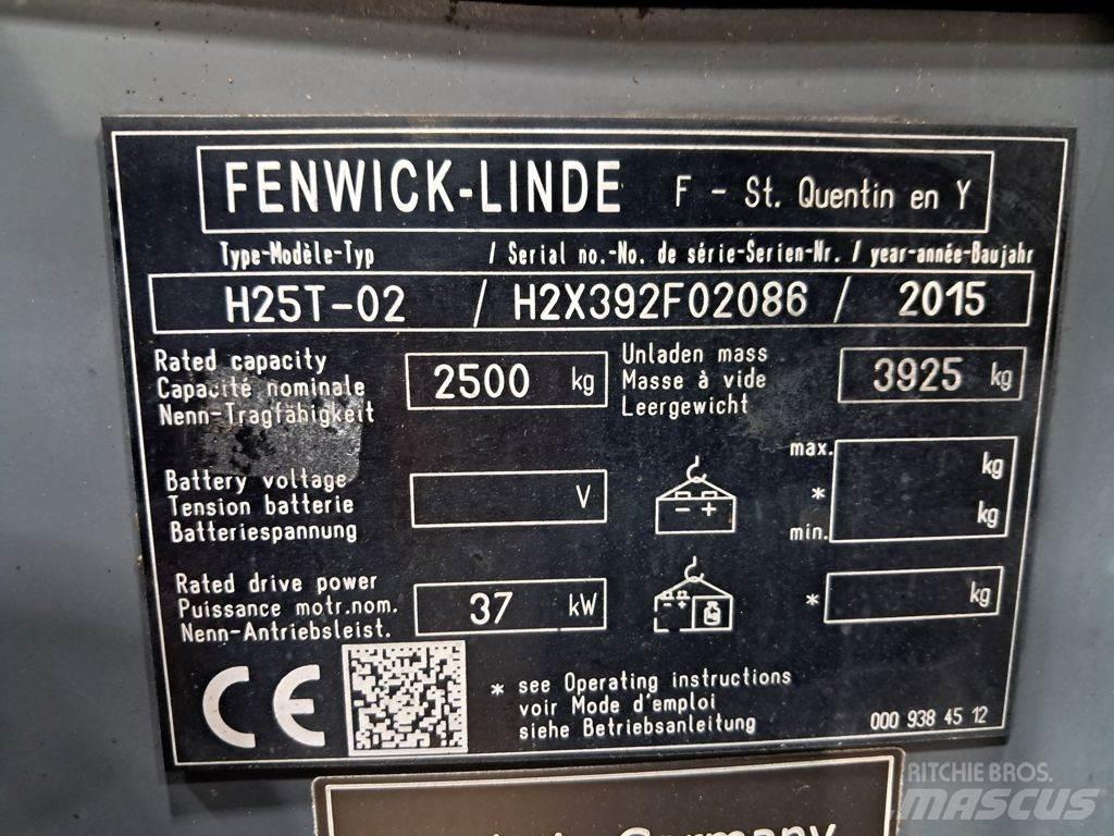 Linde H25T-02 LPG gaffeltrucks