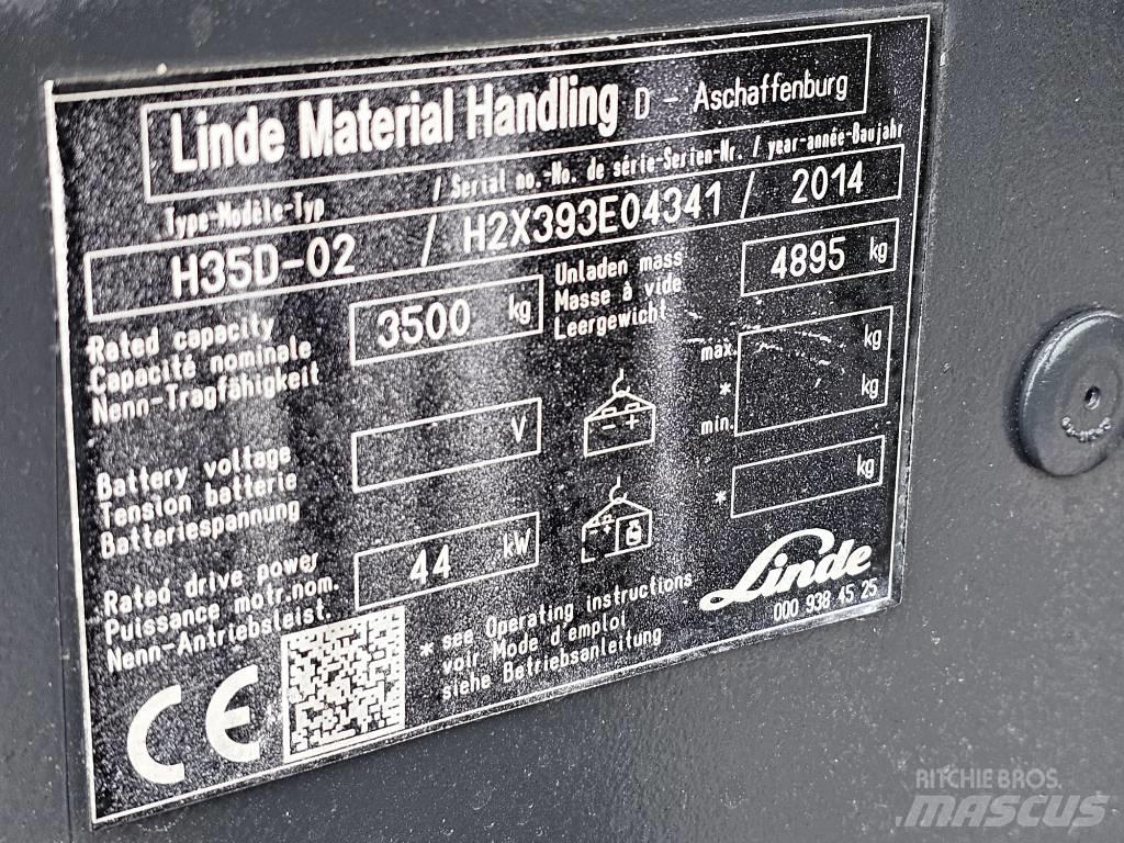Linde H35D-02 Diesel gaffeltrucks