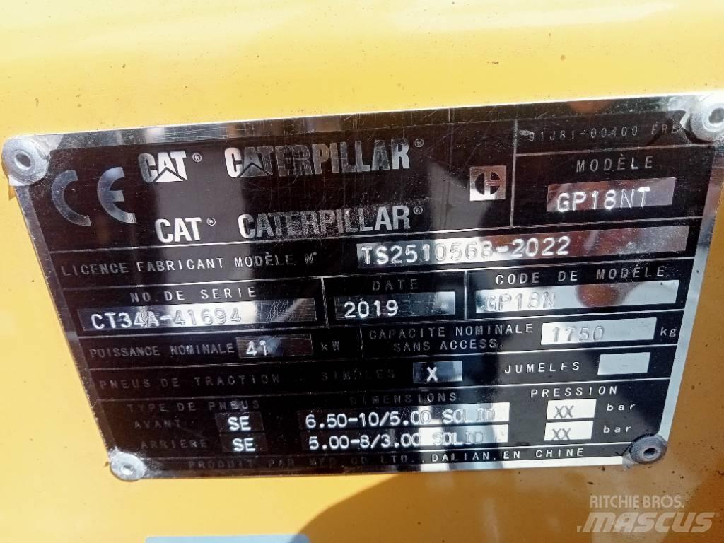 CAT GP 18 NT LPG gaffeltrucks