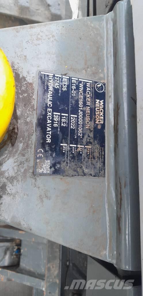 Wacker Neuson ET 35 Gravemaskiner på larvebånd