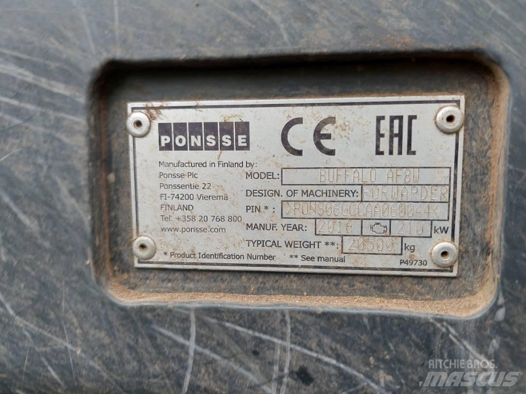 Ponsse BUFFALO AF 8W Udkørselsmaskiner