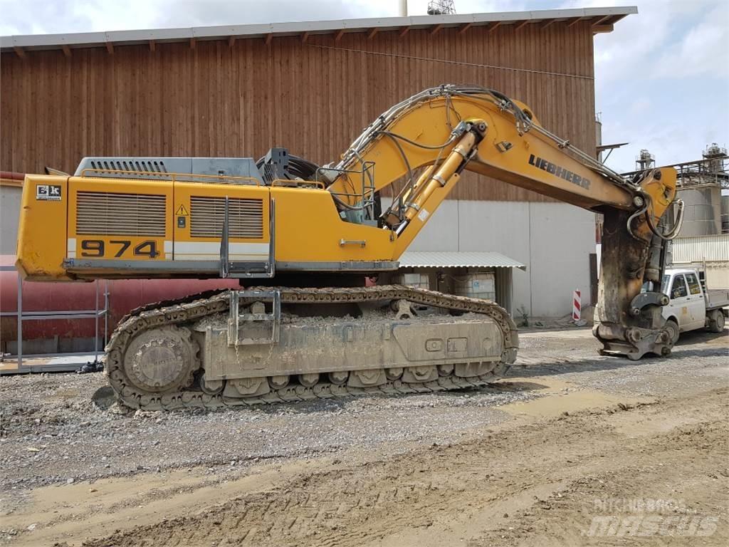 Liebherr R974 Gravemaskiner på larvebånd