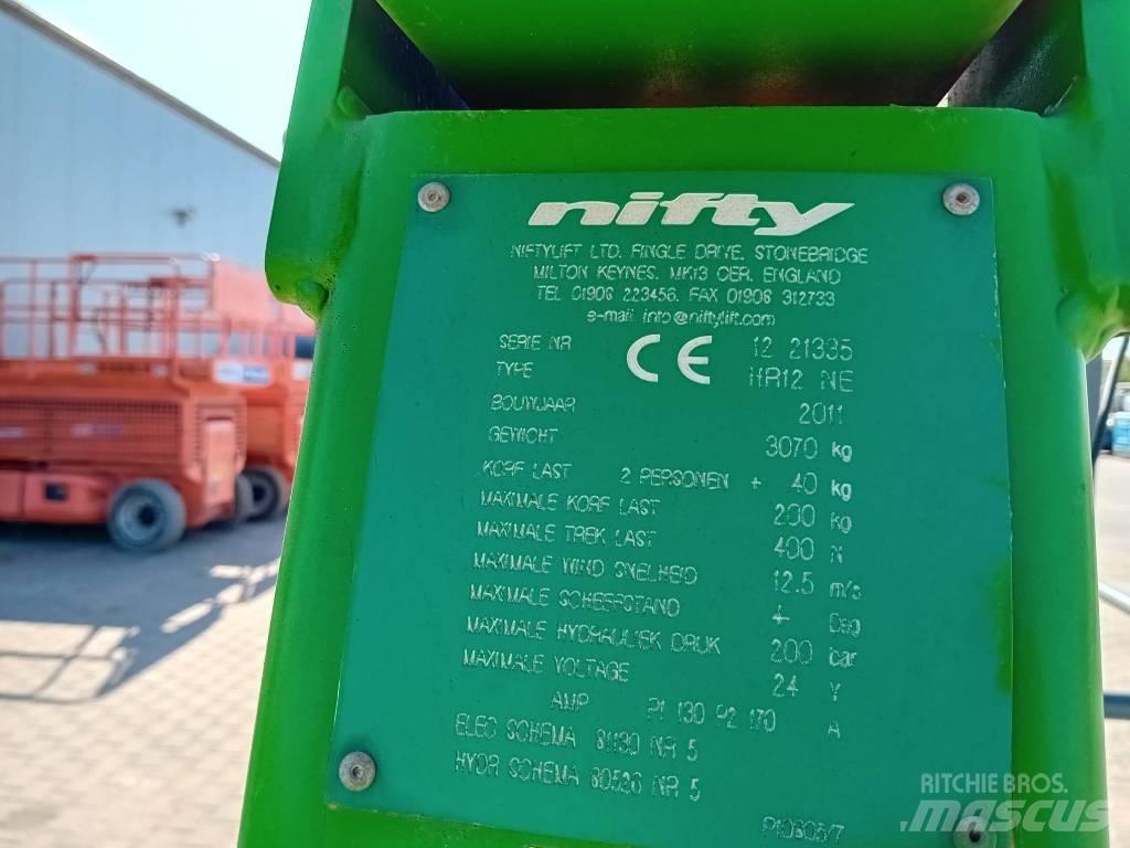 Niftylift HR 12 N E Bomlifte med knækarm