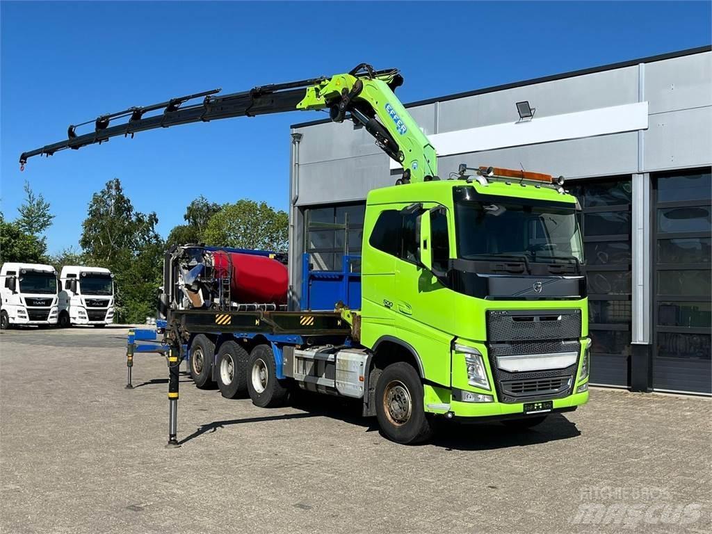 Volvo FH 500 8X4 Lastbil med kran
