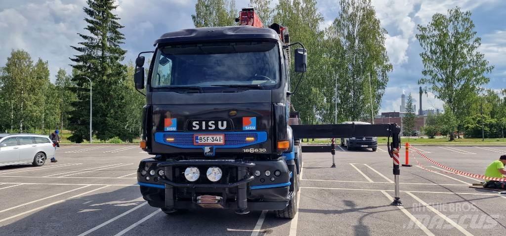 Sisu E18 630 Lastbil med kran