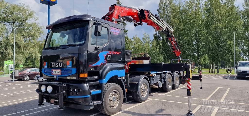 Sisu E18 630 Lastbil med kran