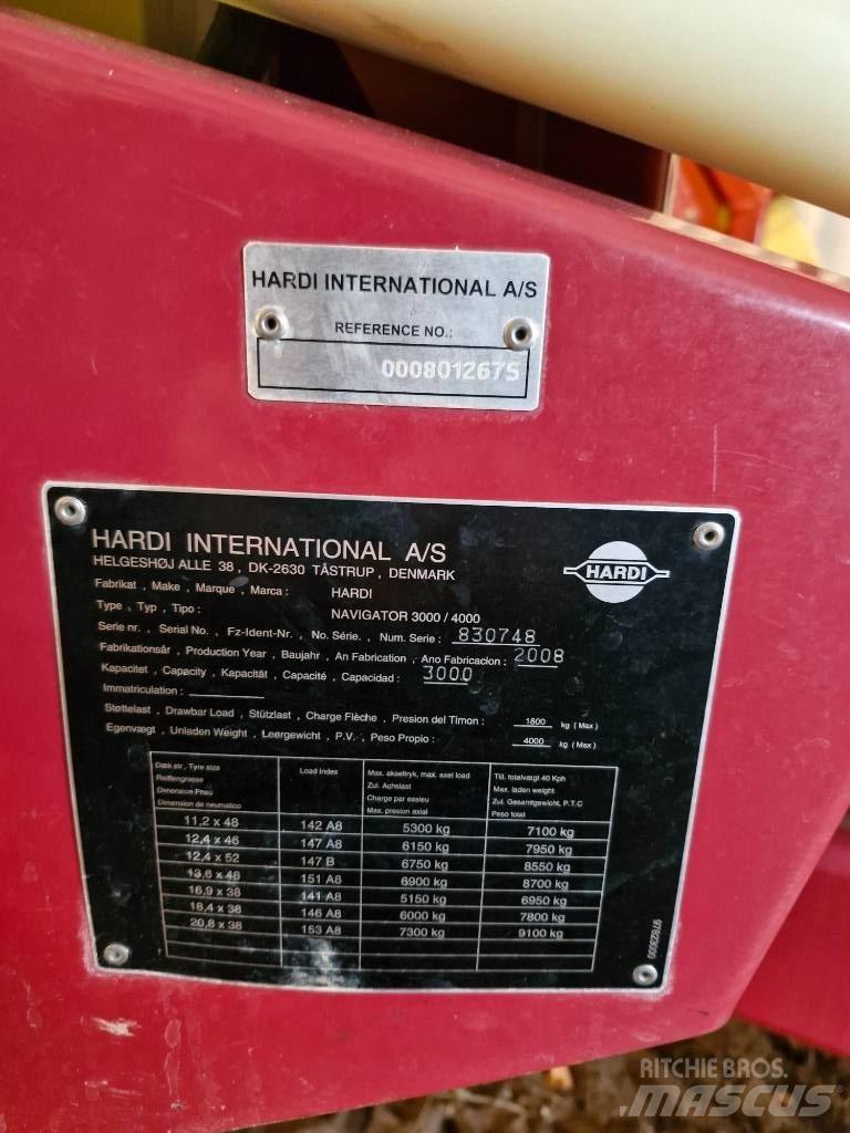 Hardi Navegator 3000 Trailersprøjter