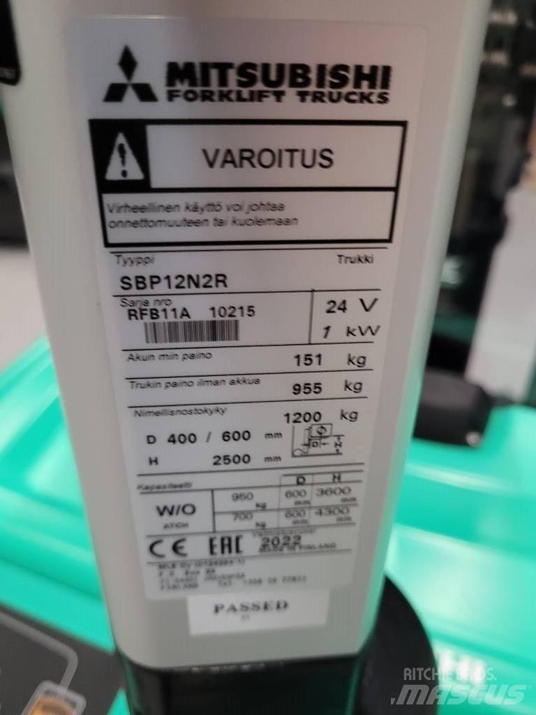 Mitsubishi SBP 12N2R Selvkørende stablere