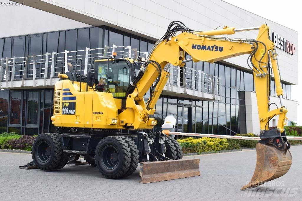 Komatsu PW118MR-11 Gravemaskiner på hjul