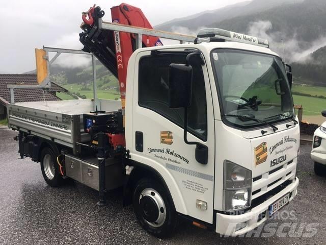 Isuzu N2 mit HMF 910 Lastbil med kran