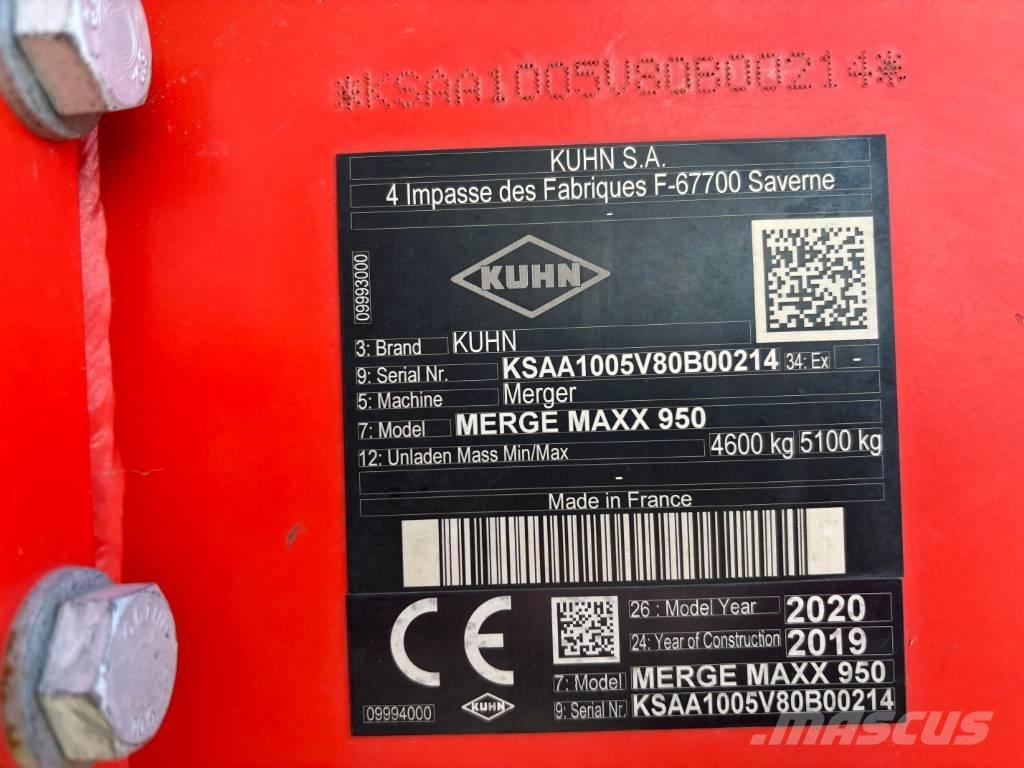 Kuhn Merge Maxx 950 Hømaskiner