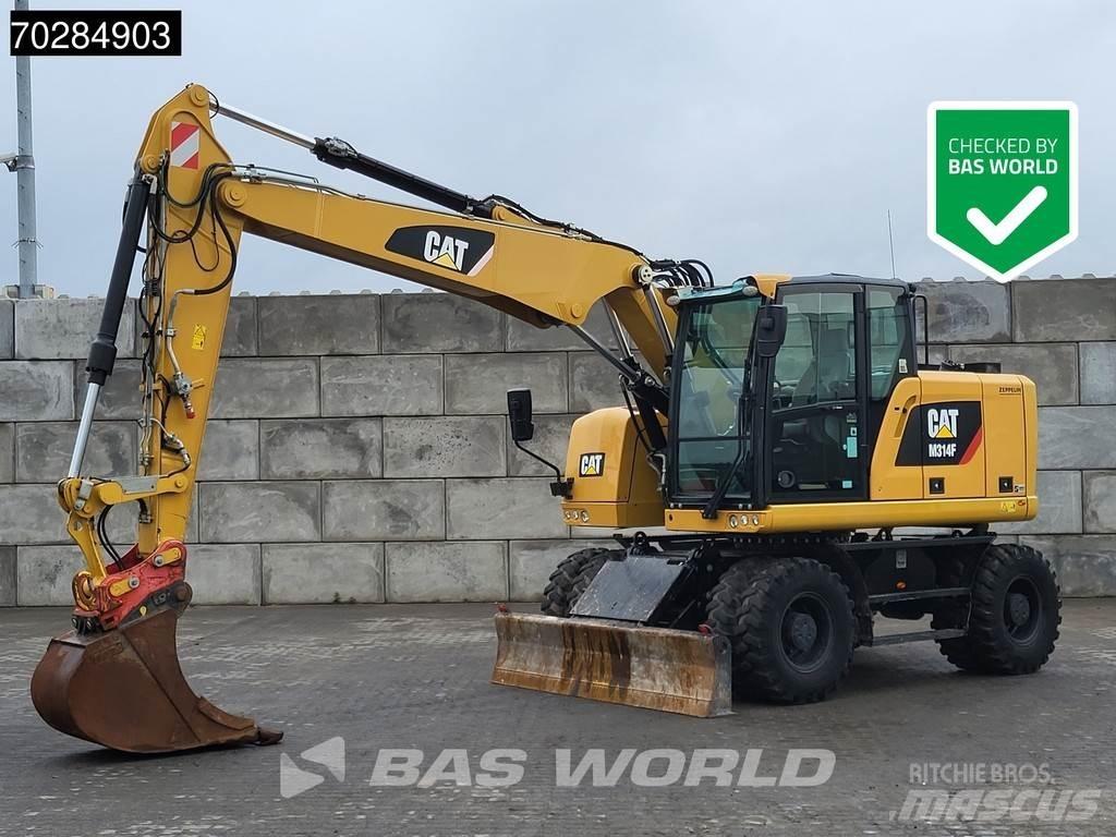 CAT M314 F Gravemaskiner på hjul