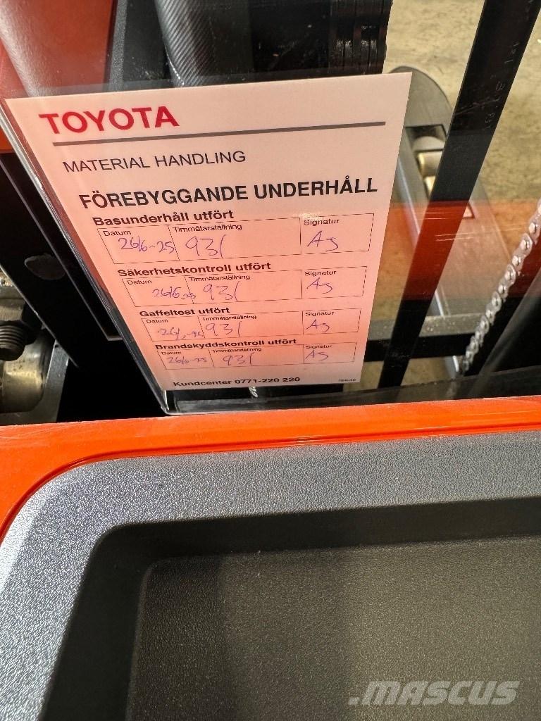 Toyota SWE120L Gaffelstabler med gående fører