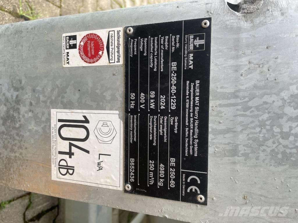 Bauer MAT BE 250-60 Entreprenør - Andet