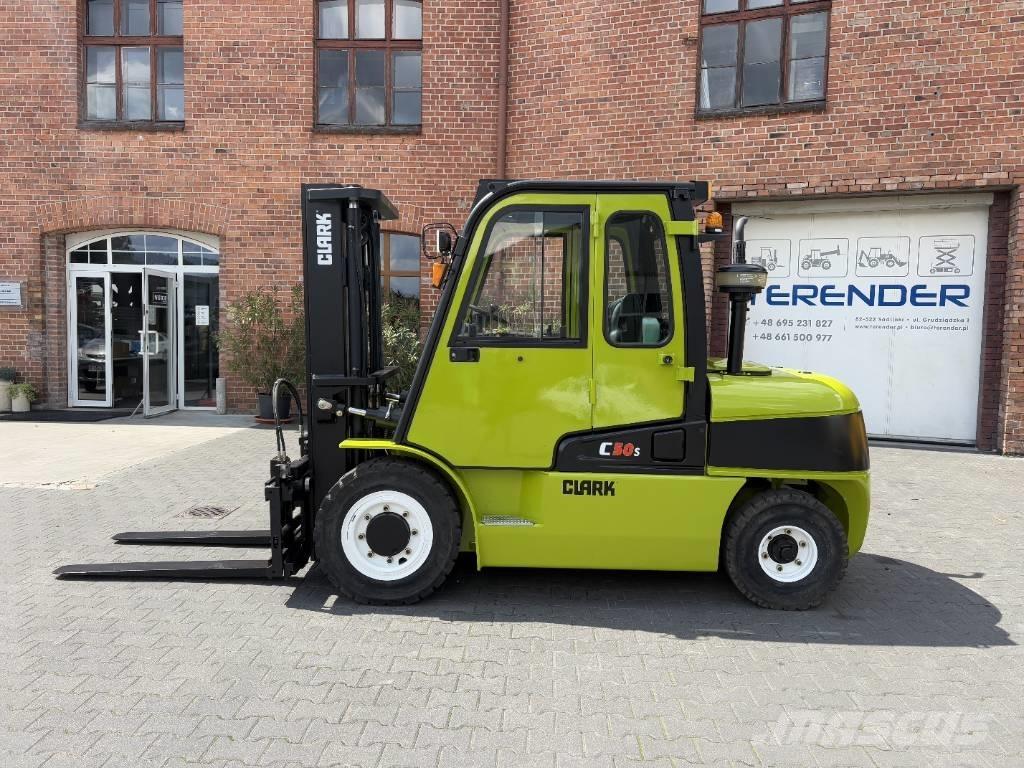Clark C 50 SD Diesel gaffeltrucks