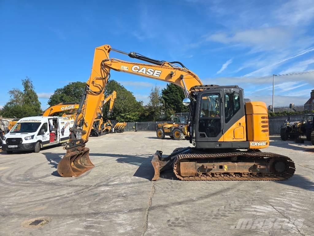 CASE CX145D (Blade) Gravemaskiner på larvebånd